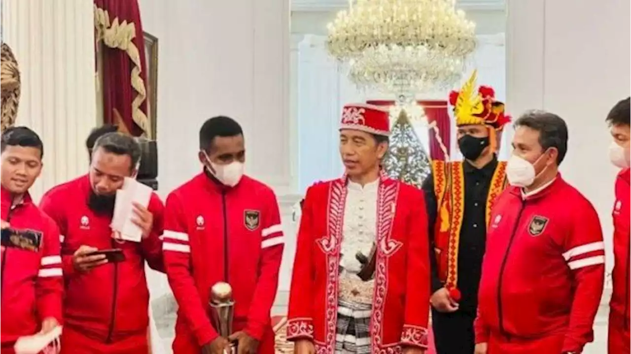 Presiden Jokowi Terima Timnas Indonesia U-16 di Istana Merdeka