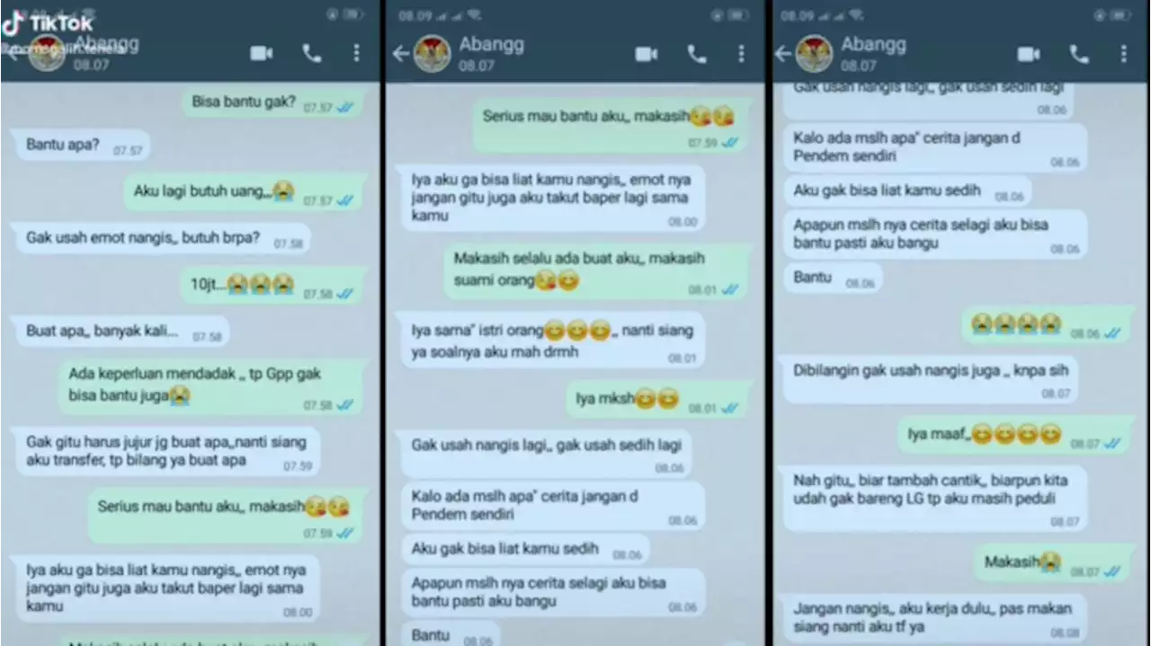 Viral! Dapat Uang 10 Juta dari Suami Orang, Warga TikTok Banyak Halu!