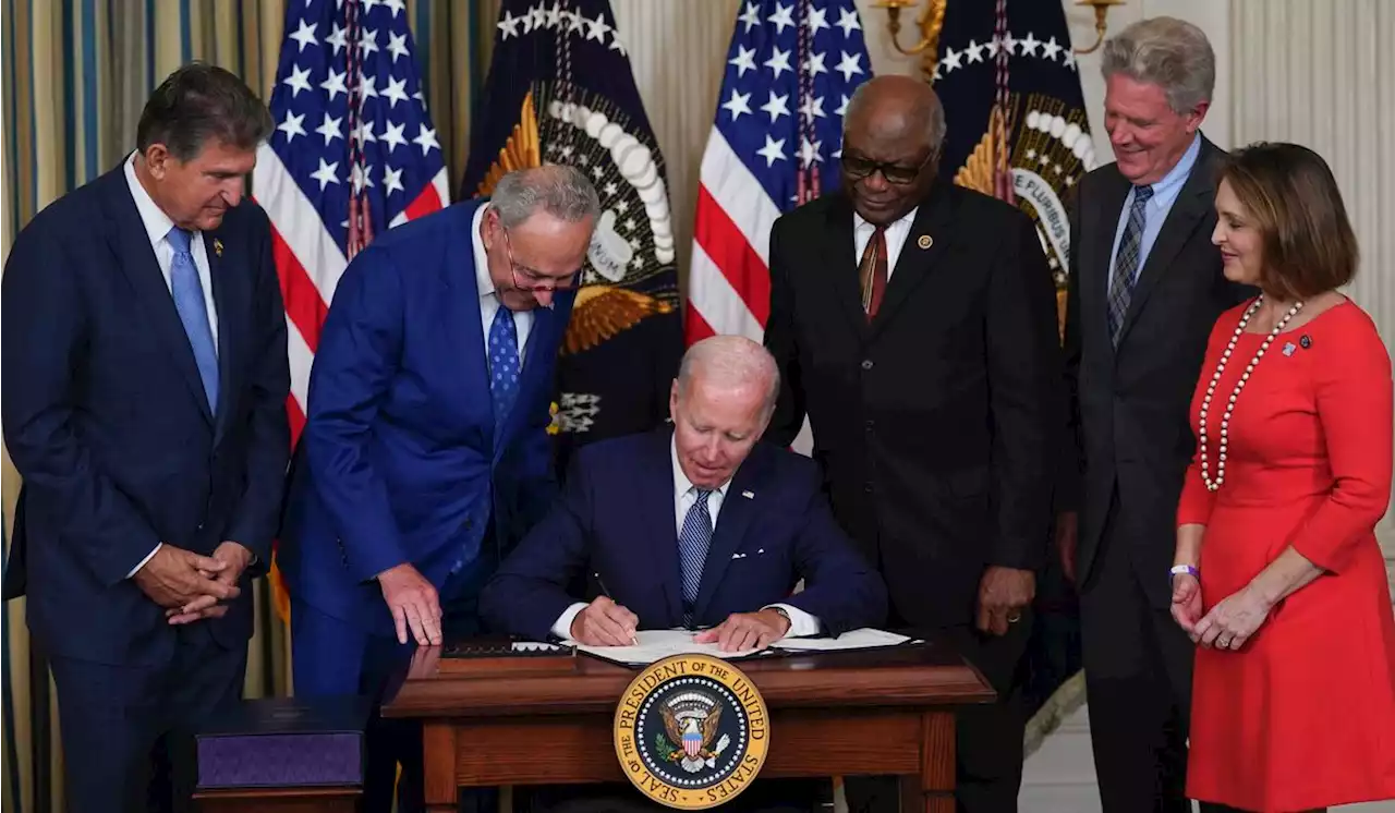 Biden signs Democrats’ $740 billion spending bill into law