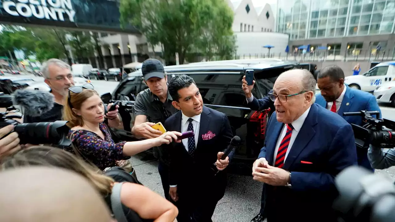 Giuliani faces grand jury in Georgia 2020 election probe