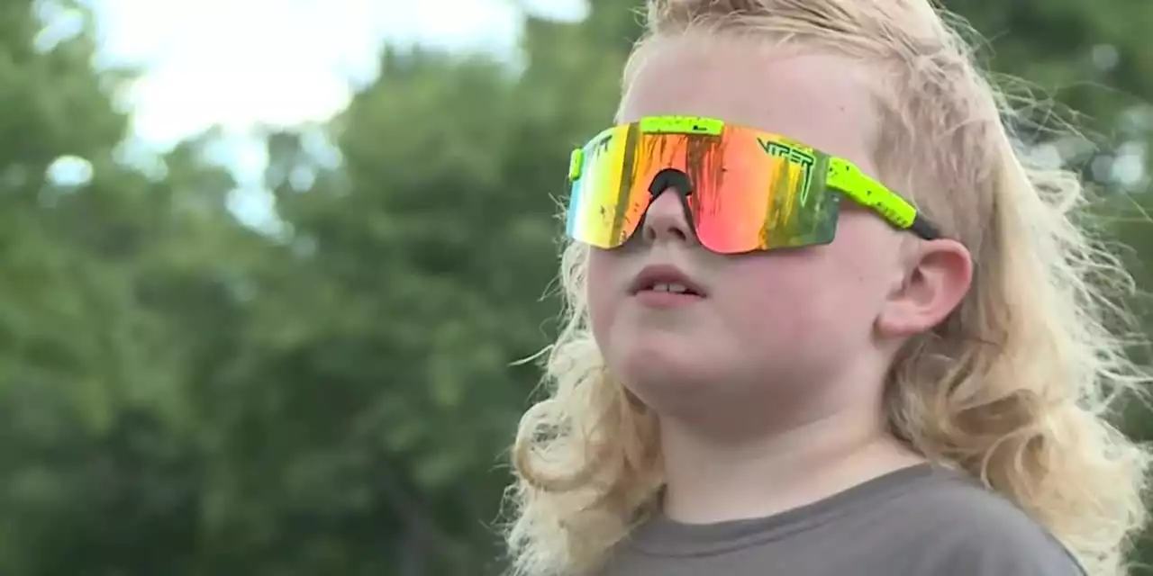 8-year-old known as ‘Mullet Boy’ competes in USA Mullet Championship