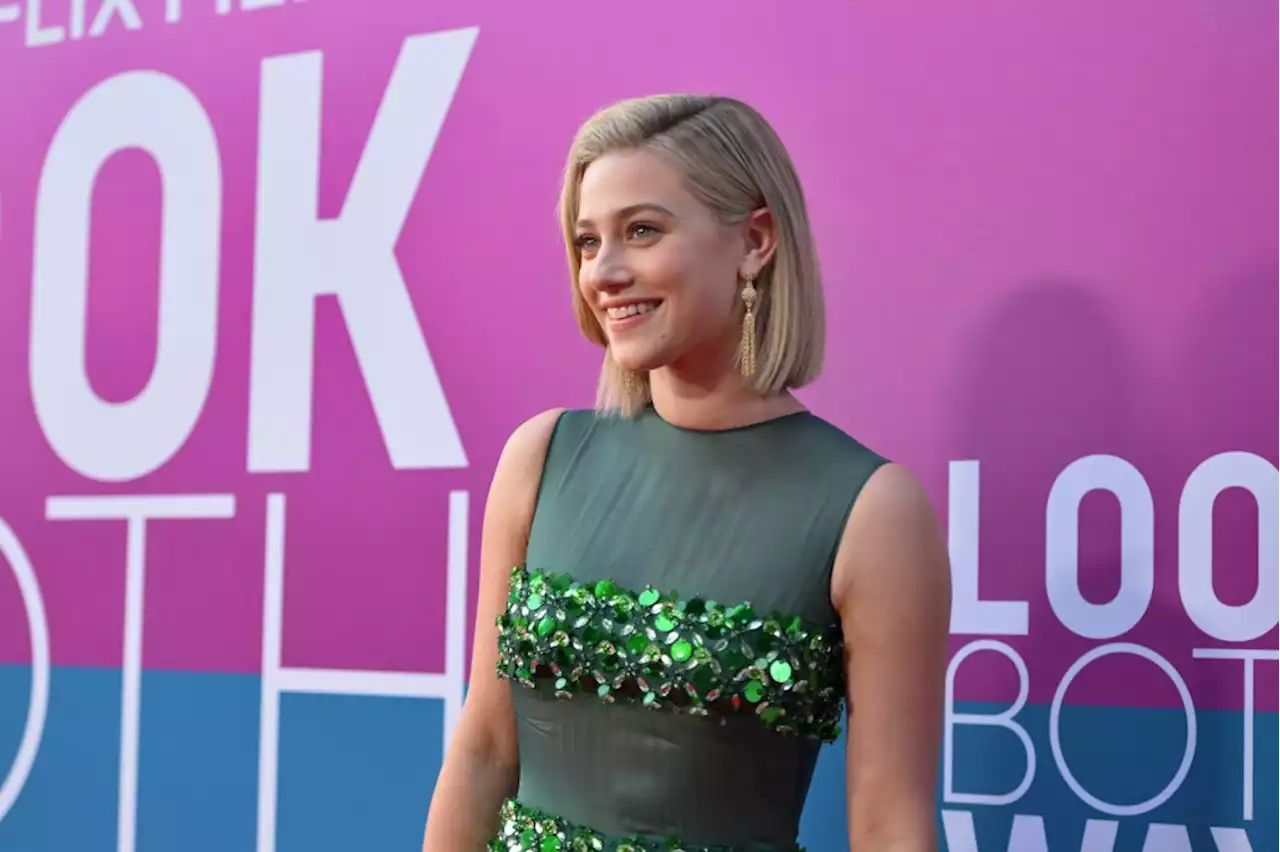 Lili Reinhart Sparkles in Emerald Miu Miu Gown for ‘Look Both Ways’ L.A. Premiere