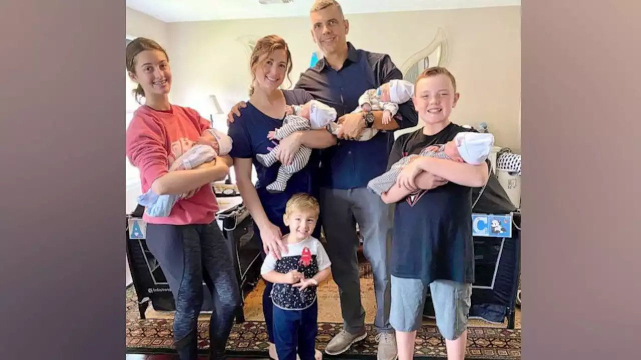 Dad, 50, opens up about welcoming quadruplets