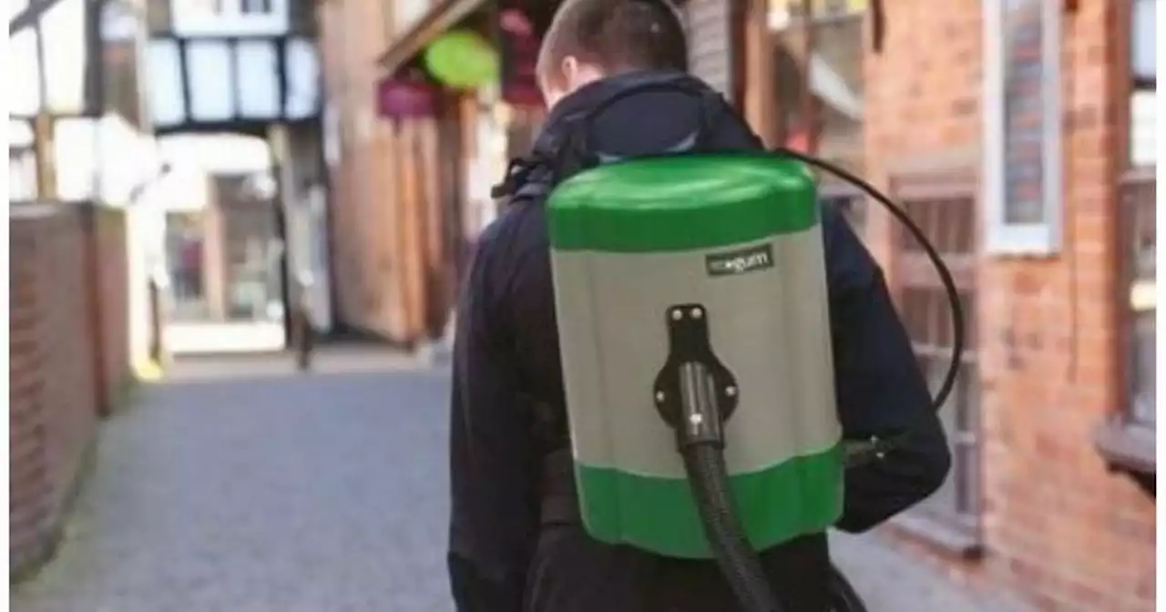 NI Council could send out workers with gum cleaner backpacks