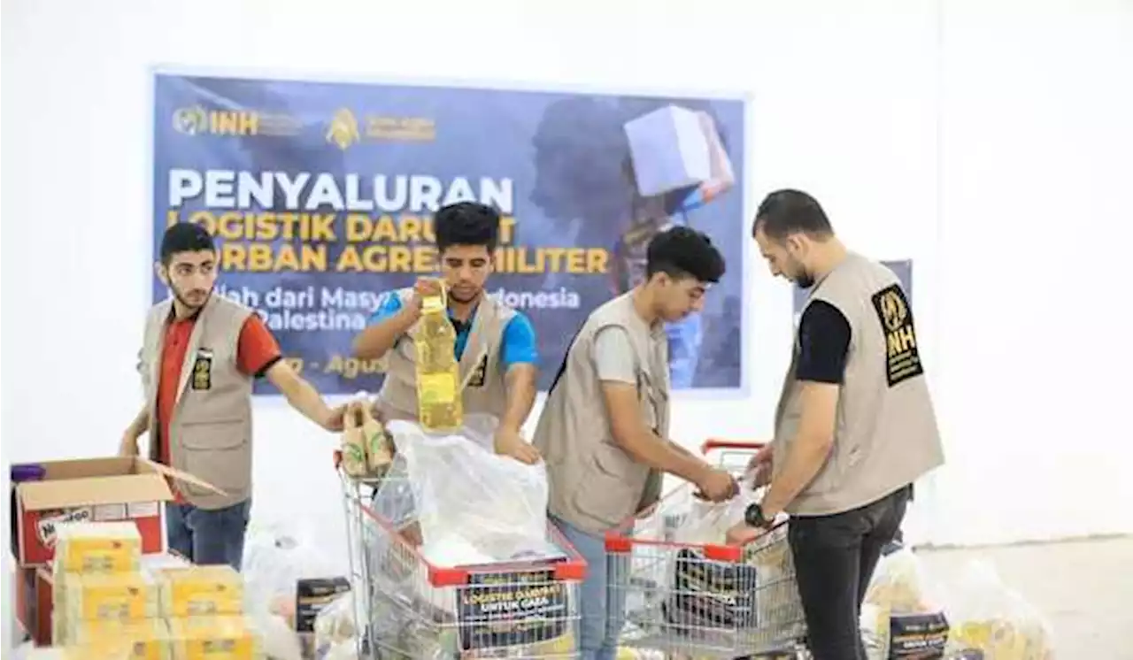 INH Salurkan Bantuan Logistik untuk Korban Agresi di Gaza