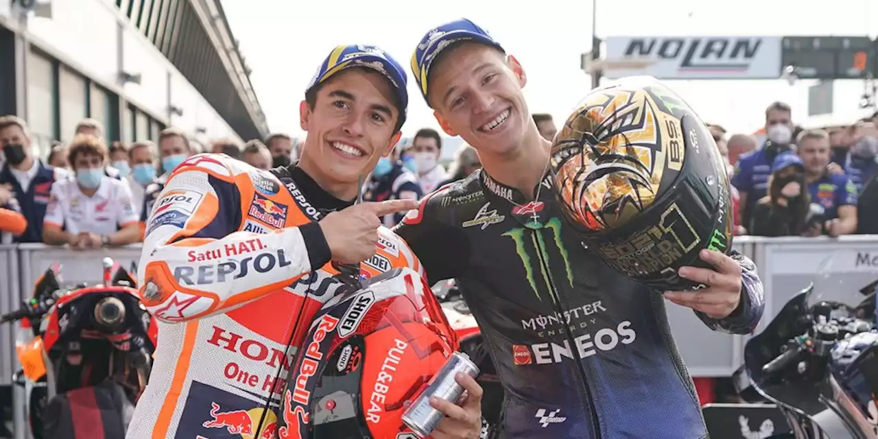 Marc Marquez: Fabio Quartararo Butuh Bantuan Yamaha demi Bekuk Espargaro-Bagnaia - Bola.net