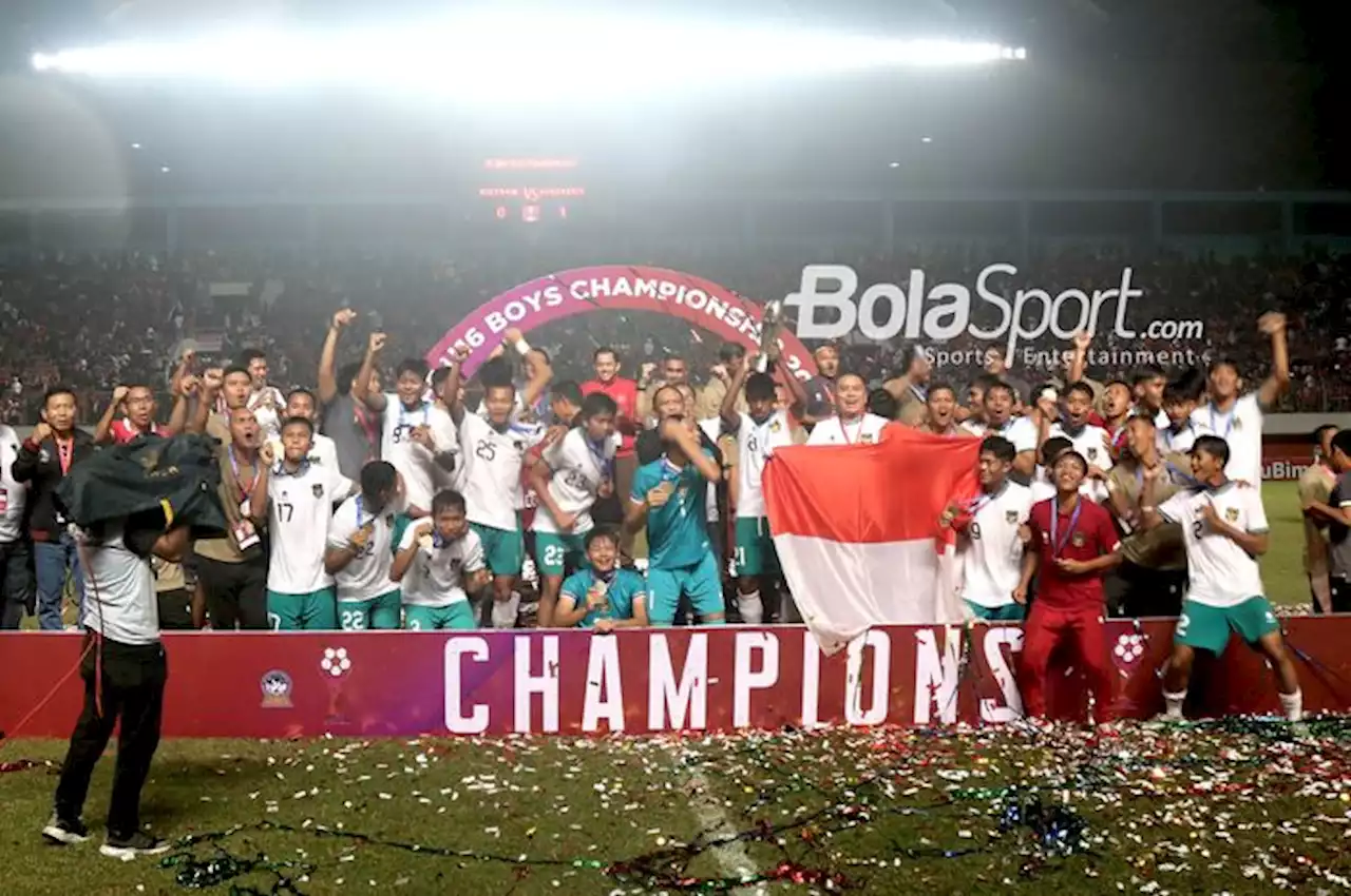 Timnas U-16 Indonesia Banjir Bonus Hingga Lebih dari Rp 2,3 Miliar - Bolasport.com