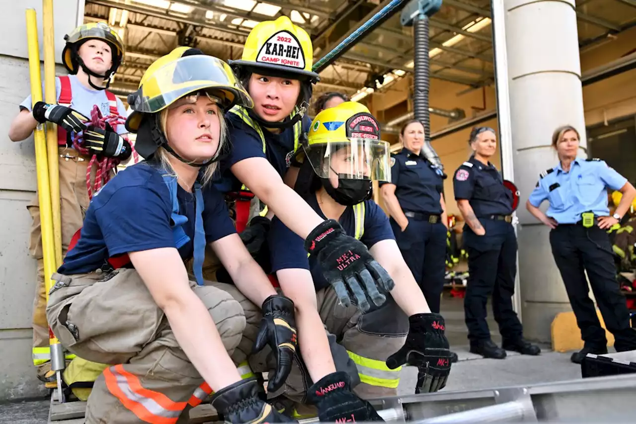 Photos: Camp Ignite aims to inspire future firefighters and dare girls to dream