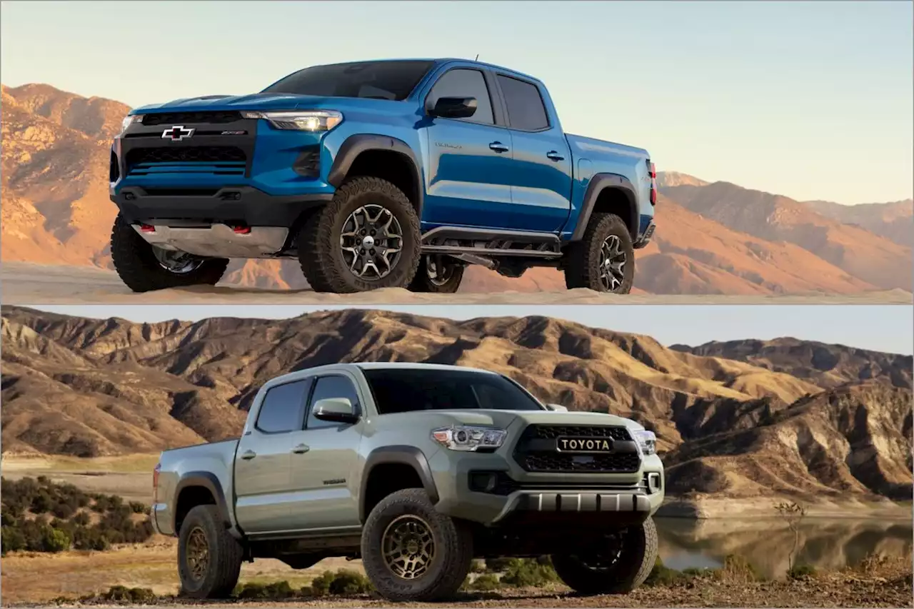 Here's How the 2023 Chevy Colorado Compares with the Toyota Tacoma