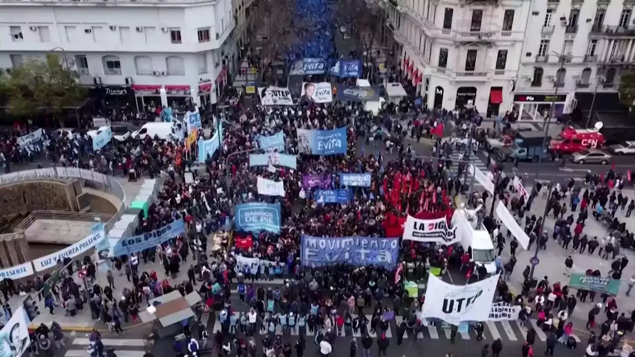 protestas en argentina por qué las movilizaciones se hicieron contra