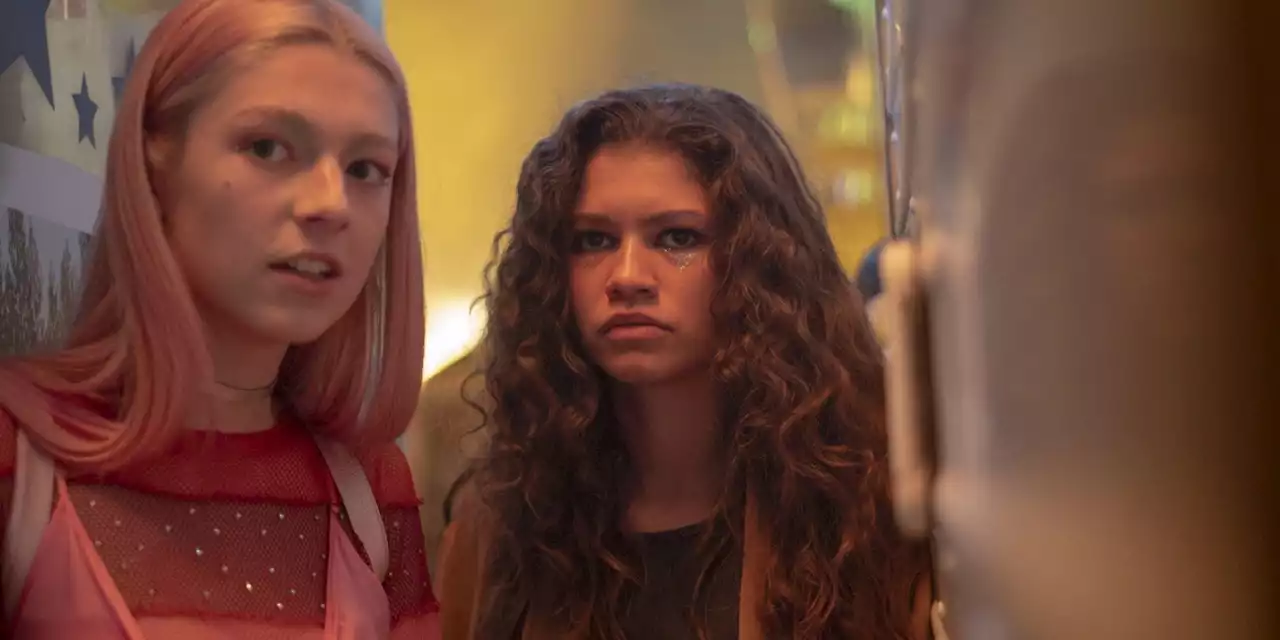 'Euphoria's Season 2 Gag Reel Features Zendaya and Hunter Schafer Cracking Up During the 'Brokeback Mountain' Scene