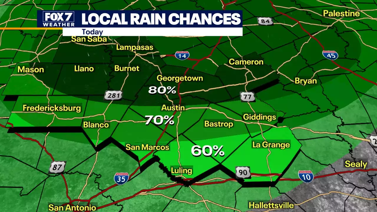 Storms likely with heavy rain, gusty winds, lightning to hit Central Texas