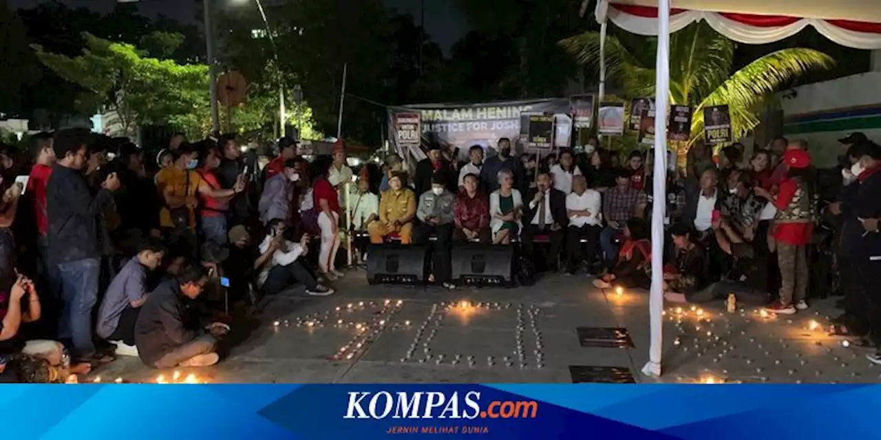 Pengacara Keluarga hingga Refly Harun Hadiri Solidaritas 4.000 Lilin untuk Brigadir J di TIM