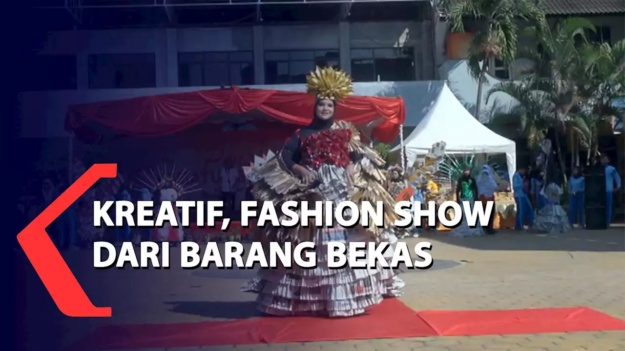 Kreatif, Fashion Show dari Barang Bekas di Semarang