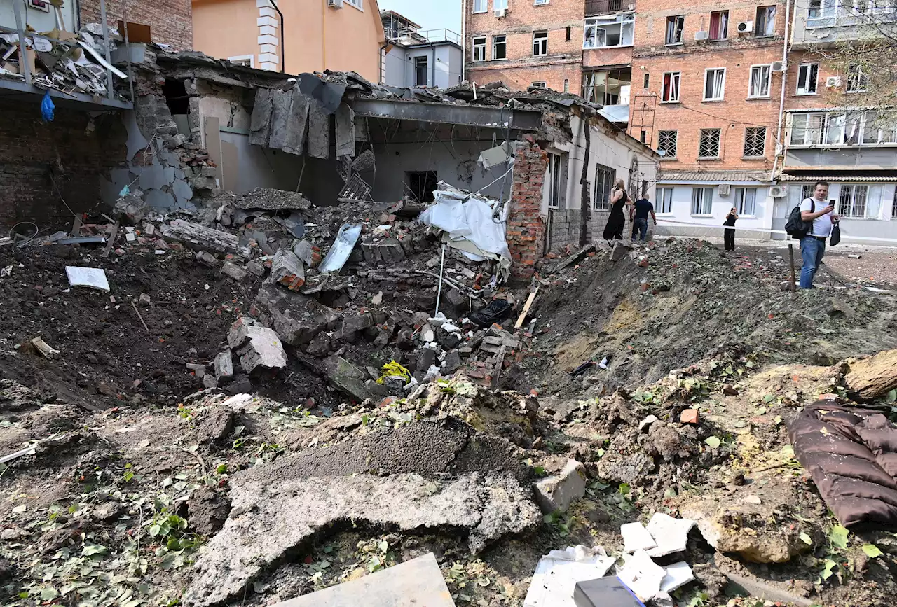 Russian rocket 'completely destroys' dorm, unknown amount dead: Zelensky