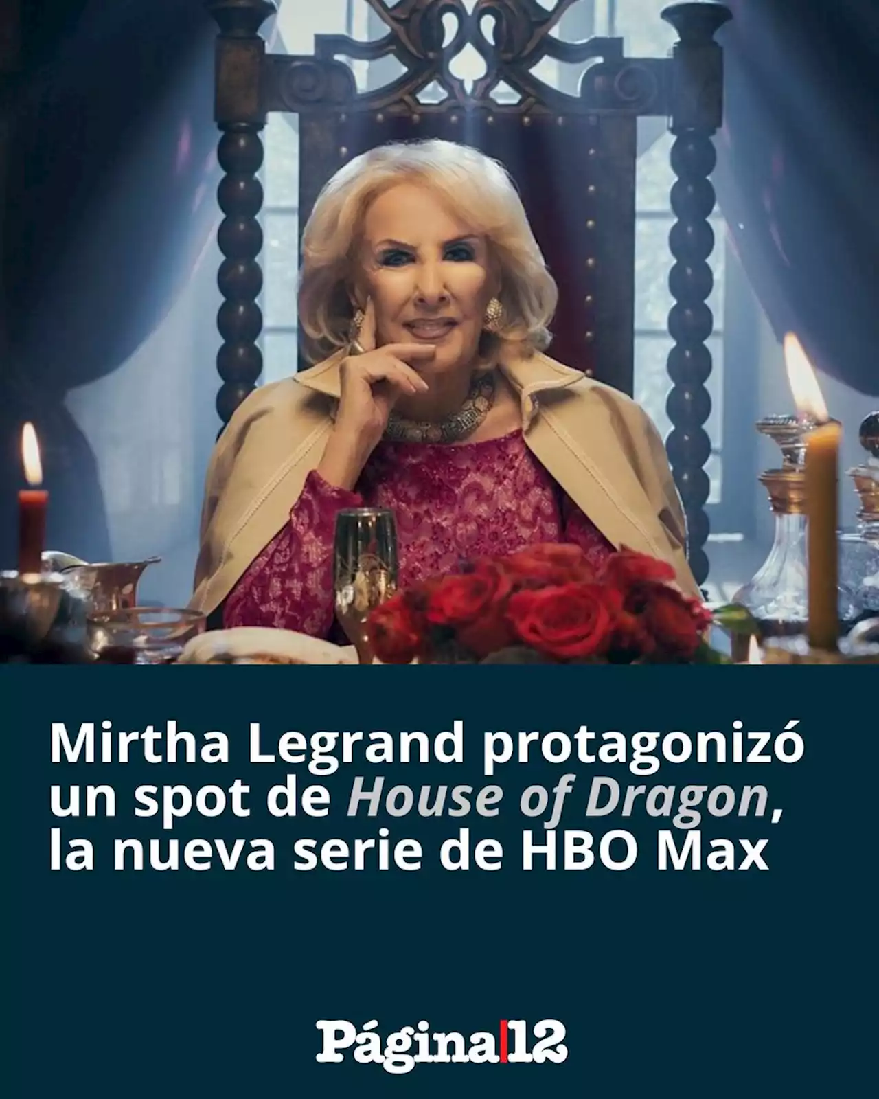 Miedo: HBO Max promociona La casa del Dragón con Mirtha Legrand | La precuela de Games of Thrones