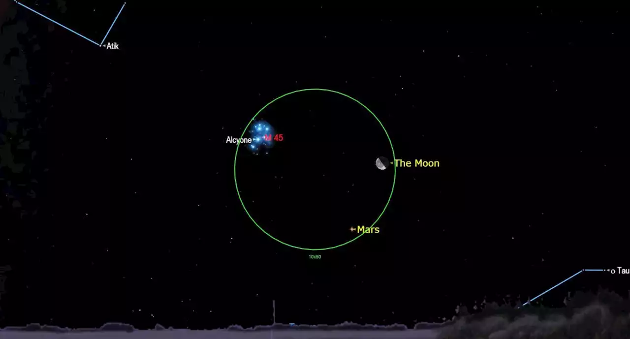 Moon to pay Mars an early morning visit on Friday (Aug. 19)