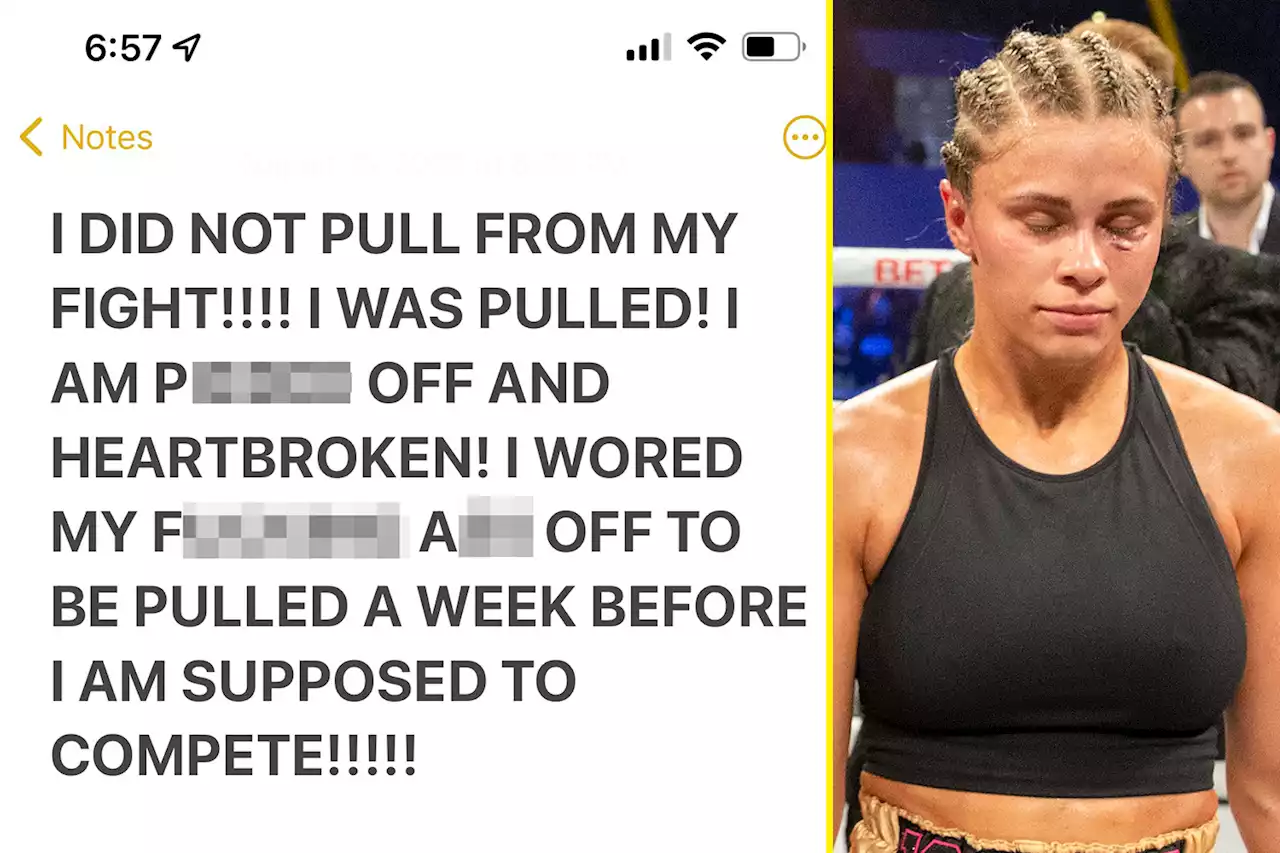 Paige VanZant furious as her bare-knuckle fight in London postponed