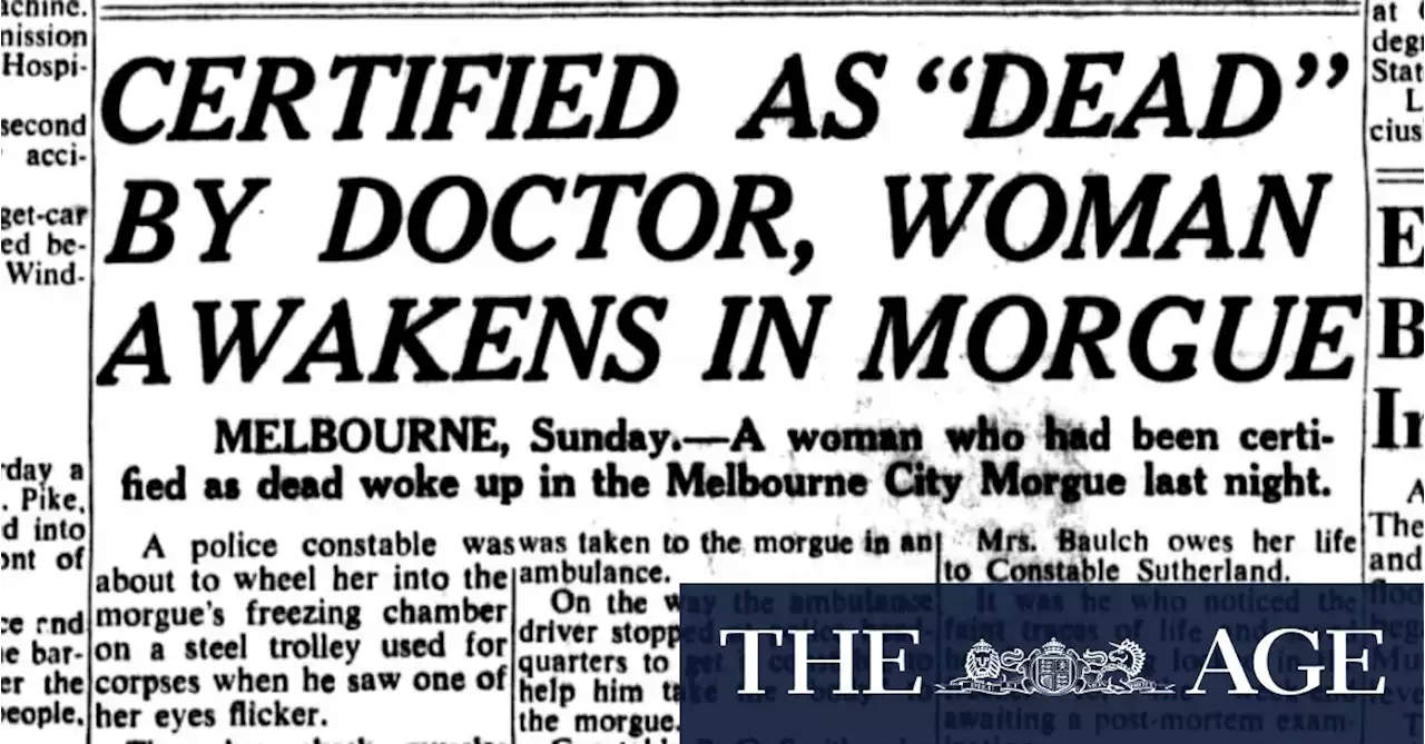 From The Archives 1956 Woman Wakes Up In Morgue Australia Head Topics 7246