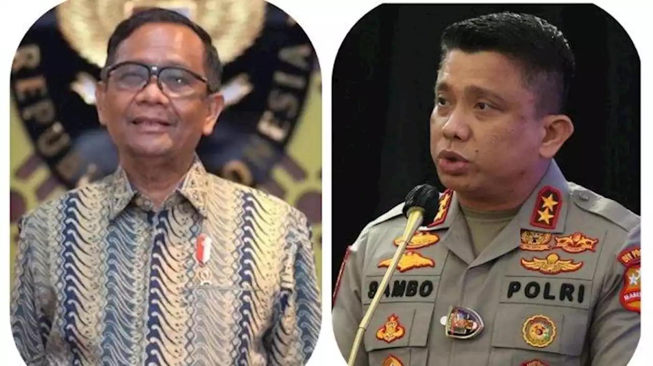 Mahfud MD Singgung Soal Kekaisaran Ferdy Sambo di Korps Bhayangkara, Begini Tanggapan Polri - Tribunnews.com