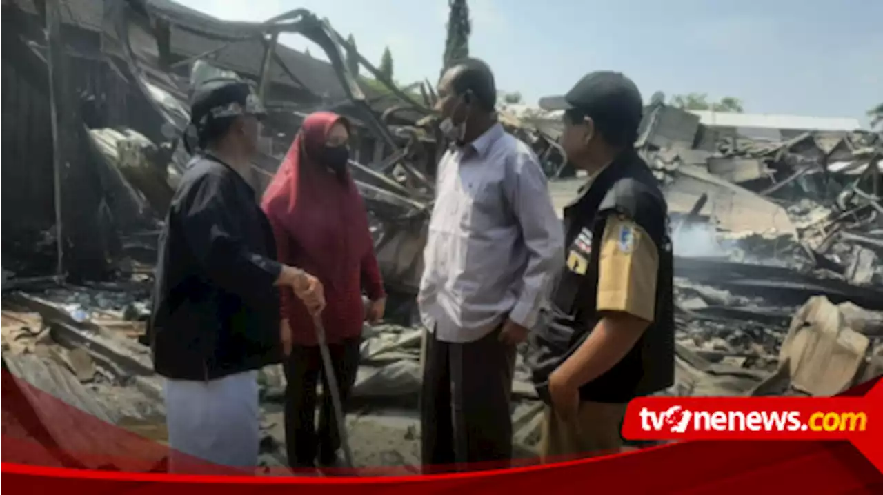 Kerugian Kebakaran Pasar Desa Sedo Demak Capai Rp 750 Juta, Pedagang Berharap Bantuan