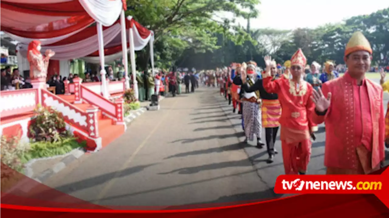 Rayakan HUT RI ke-77 Tahun, 450 Kontingen Ikuti Parade Budaya Nusantara di Bandar Lampung