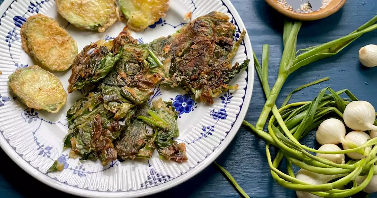 Savory pancakes and fritters make the most of your garden and farmers market produce