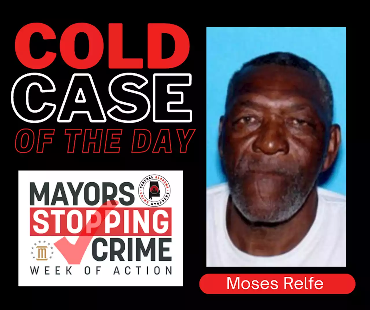 Cold Case: Can You Help Solve the Murder of Moses Relfe? - Alabama News