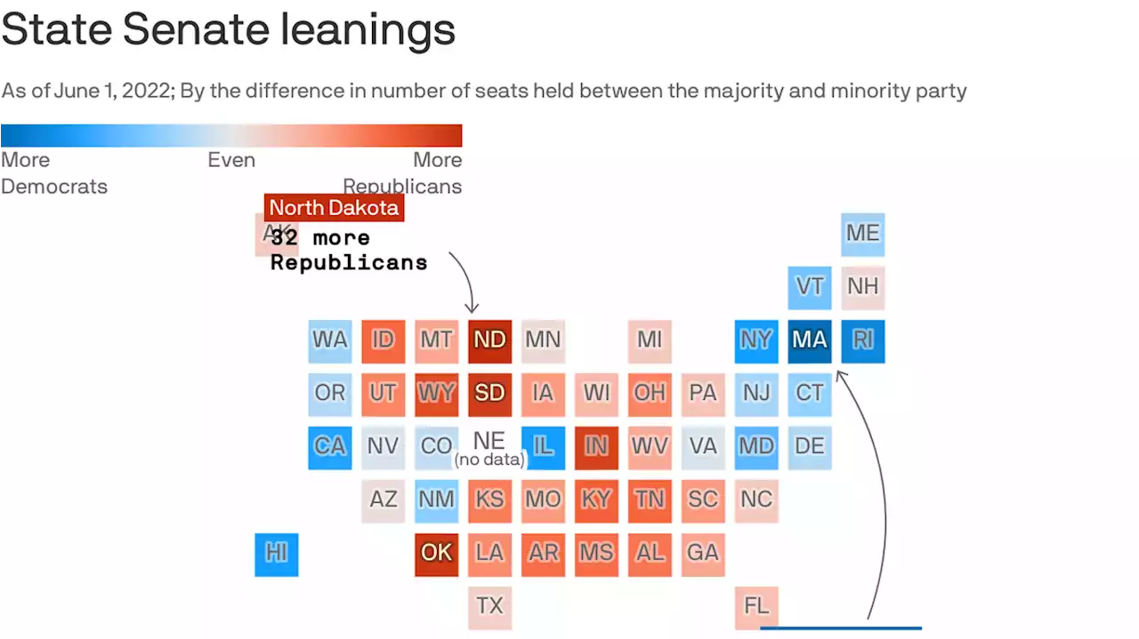 Charted: The partisan battle for state Senates