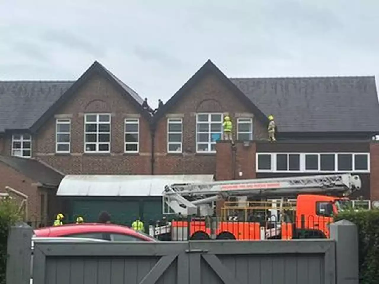 Teenagers rescued from school roof in Deepdale