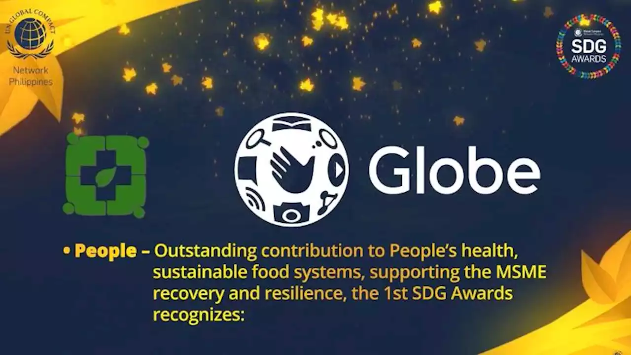 Globe bags UN SDG Award for ‘People’ in 1st SDG Awards in PHL - BusinessMirror