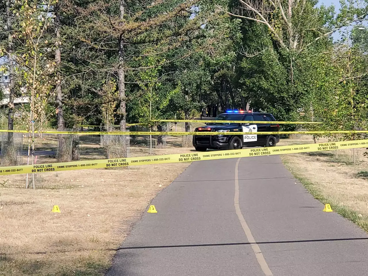 Man found on bike path with life-threatening stab wounds