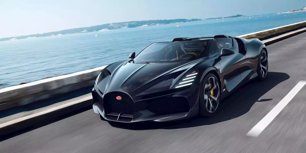 2024 Bugatti Mistral Roadster Revealed as Brand's W-16 Sendoff