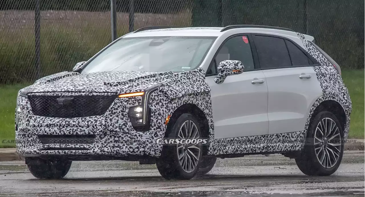 Cadillac XT4 Facelift Shows Its Fancy LED Headlights | Carscoops