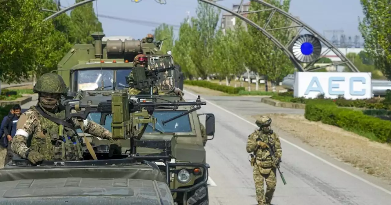 SEE IT: Russian forces shield military vehicles inside Ukrainian nuclear plant