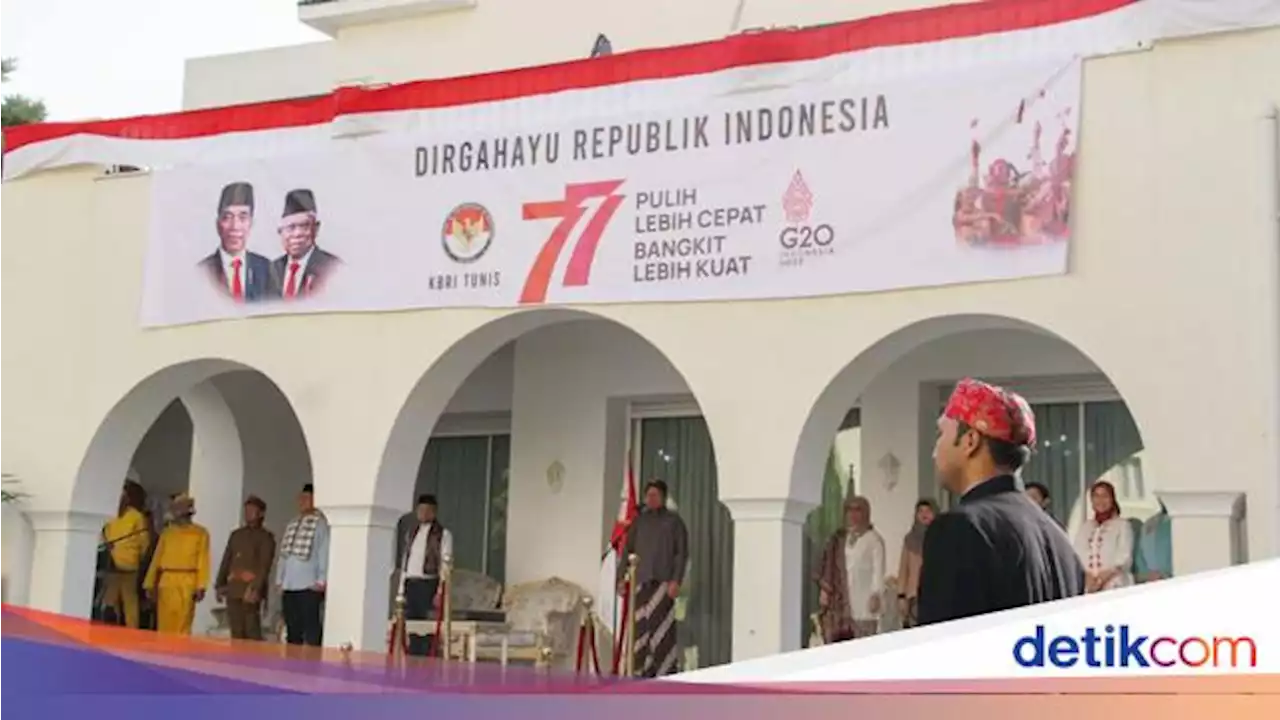 Lomba Lari Karung hingga Joget Bola Meriahkan HUT ke-77 RI di KBRI Tunis