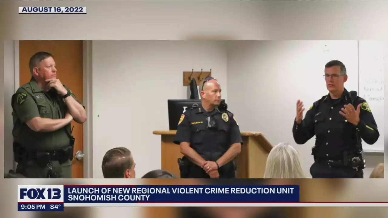 5 agencies create task force to target violent, gun-related crimes in Snohomish County