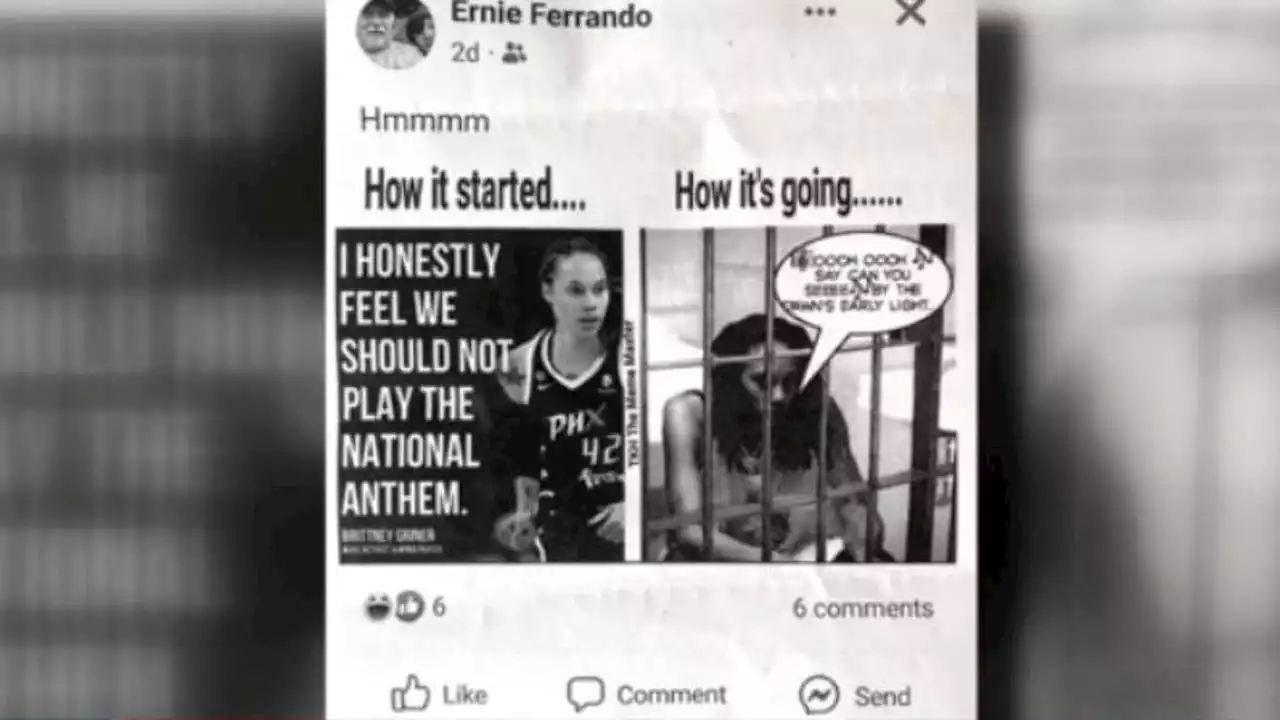 SFPD veteran under fire for social media post mocking Brittney Griner