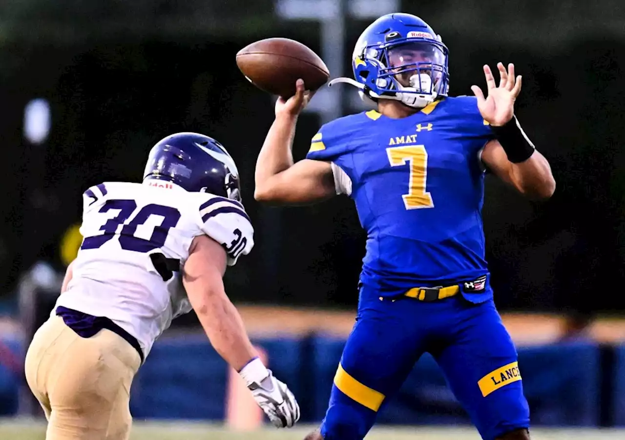 Bishop Amat football overcomes slow start before pulling away from Valencia