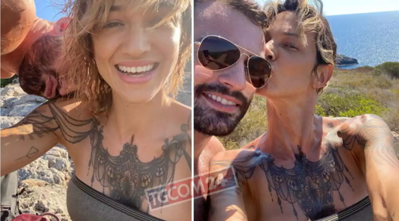 Asia Argento torna a sorridere insieme a Michele Martignoni