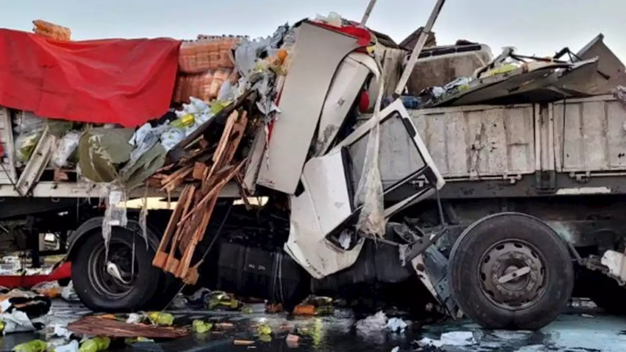 San Pedro: así quedaron los camiones que protagonizaron el choque fatal de Ruta 9