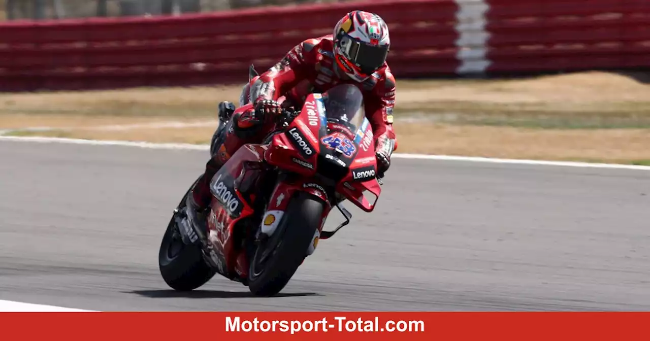 MotoGP Spielberg FT1 2022: Ducati-Doppelspitze Miller vor Zarco