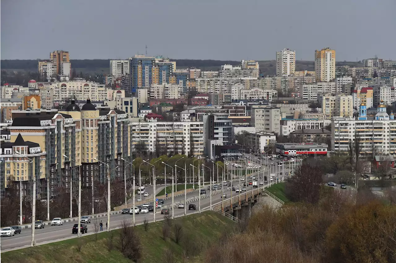 Russian ammunition depot 9 miles from Ukraine's border catches fire