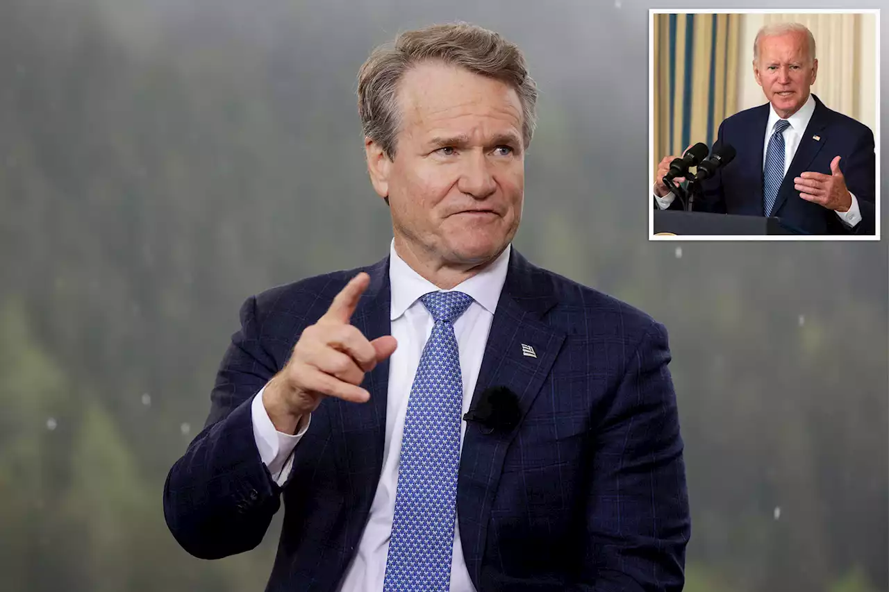 Bank of America CEO blasts White House’s ‘recession’ semantics