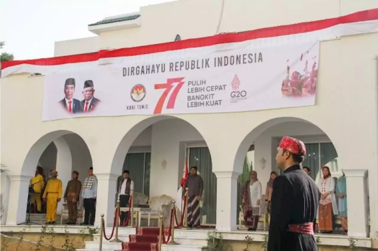 Perayaan HUT ke-77 RI di KBRI Tunisia Refleksikan Pesan Bung Karno untuk Dunia |Republika Online