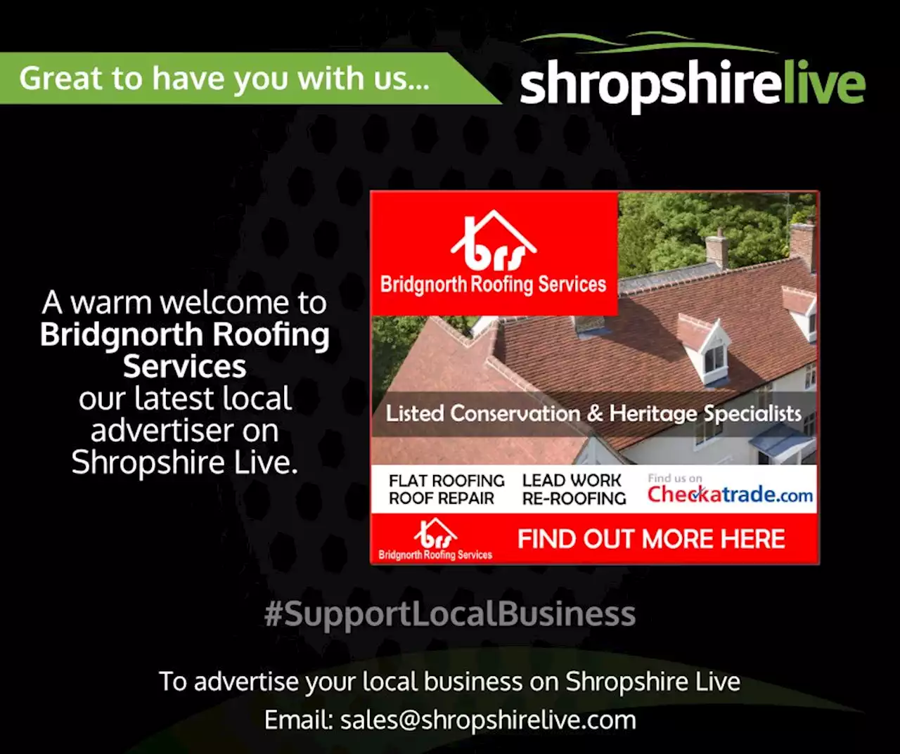 Advertising in Shropshire - the best way to advertise