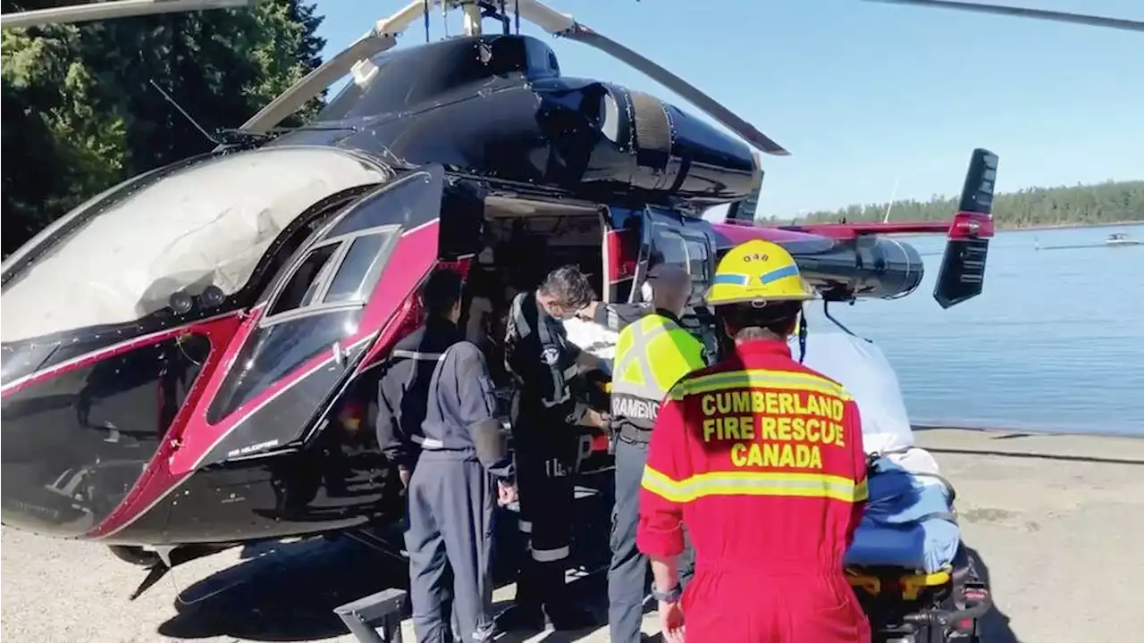 Man hurt in 30-metre jump from the Devil's Ladder into Comox Lake