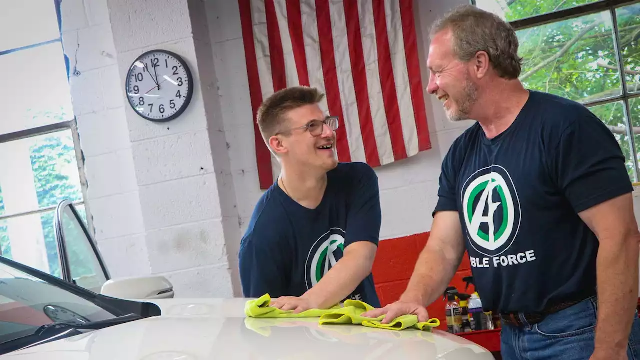 These devoted dads design jobs for sons with special needs