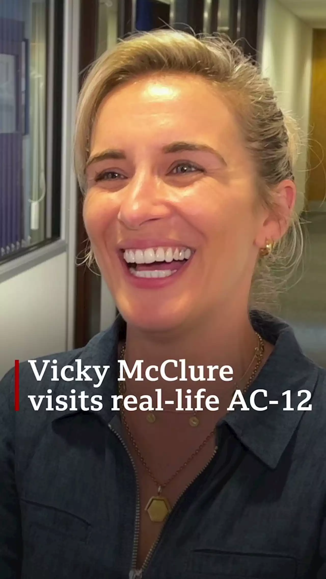 Line of Duty's Vicky McClure visits real-life AC-12