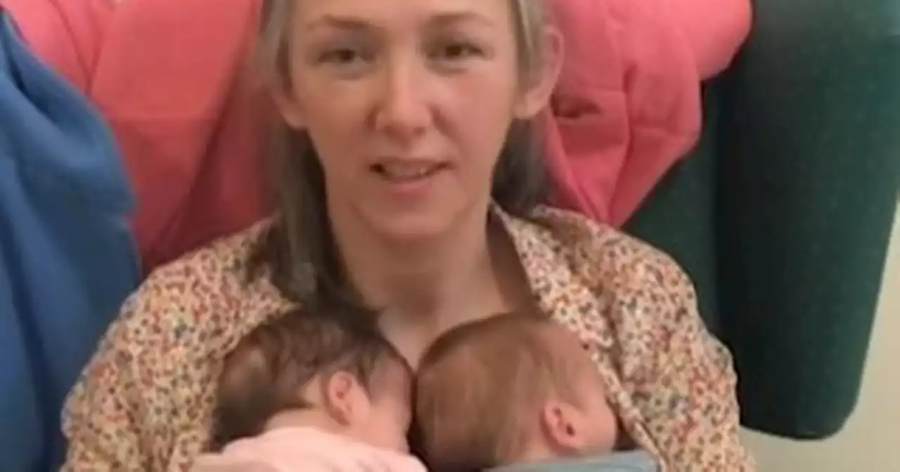 NI mum describes 'up and down' journey after twins born prematurely